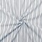White-Navy Famous Maker Cotton Stripe Patterned Woven Batiste Fabric By the Yard